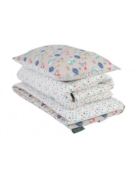 Jane Forrest 3 Piece Reversible Cot Bed Set-Woody Johnston Prams