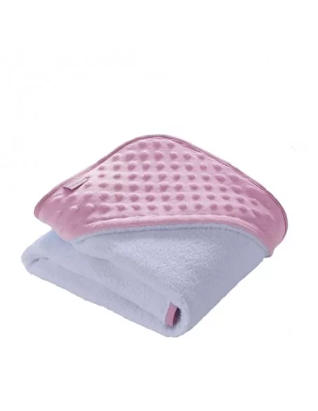 Clair de Lune Dimple Hooded Towel-Pink Clair De Lune