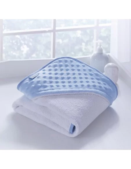 Clair de Lune Dimple Hooded Towel-Blue Clair De Lune