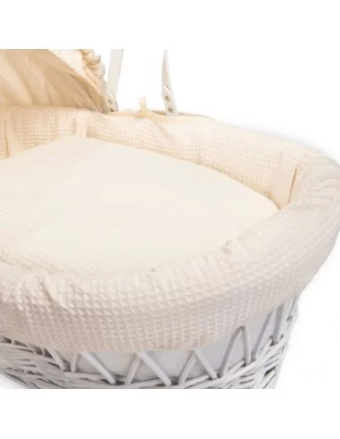 Clair de Lune Waffle White Wicker... Clair de Lune Waffle White Wicker...