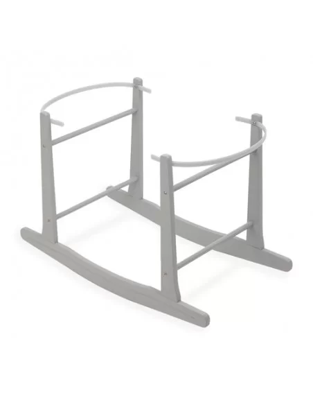 Clair de Lune Standard Rocking Moses Basket Rocking Stand-Grey Clair De Lune
