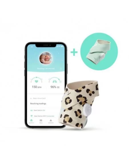 Owlet Smart Sock 3 Baby Monitor Mint With Wild Child Accessory Sock Set Owlet