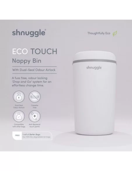 Shnuggle Change Time Eco-Touch Nappy Bin Shnuggle