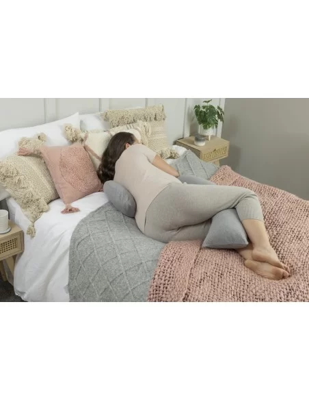 Dreamgenii® Pregnancy Support and Feeding Pillow-Grey Mary Dream Genii