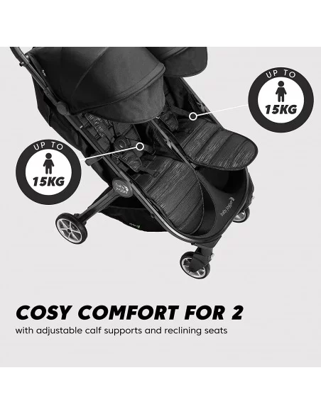 Baby Jogger City Tour 2 Double Stroller-Pitch Black Baby Jogger