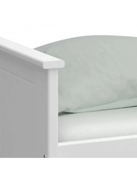 FTG Alba Single Bed-White Furniture To Go