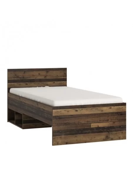 FTG Brooklyn Single Bed 90cm-Walnut Furniture To Go