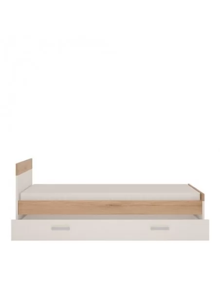 FTG 4KIDS Single Bed With Under Drawer-Opalino Handles Furniture To Go