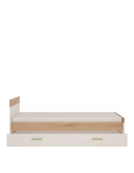 FTG 4KIDS Single Bed With Under Drawer-Lemon Handles Furniture To Go
