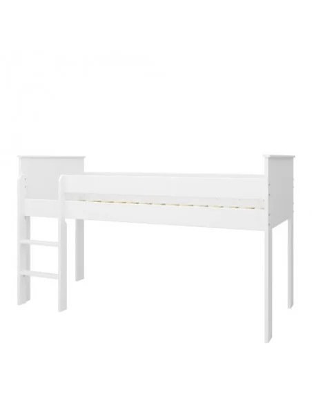FTG Alba Mid Sleeper White Furniture To Go
