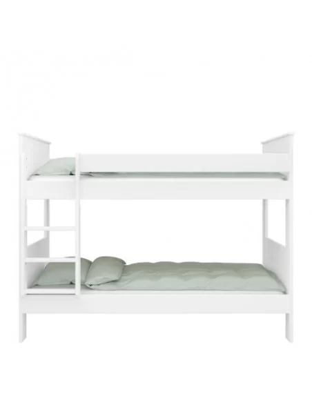 FTG Alba Bunk Bed-White Furniture To Go