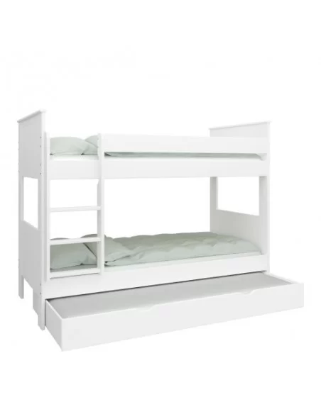 FTG Alba Bunk Bed-White Furniture To Go