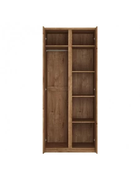 FTG Fribo 2 Door Wardrobe-Oak Furniture To Go