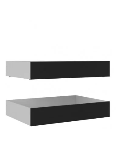 FTG Naia Set of 2 Underbed Drawers-Black Matt