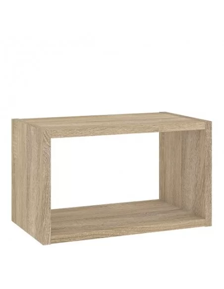 FTG Roomers Wall Shelf Unit-Oak Furniture To Go