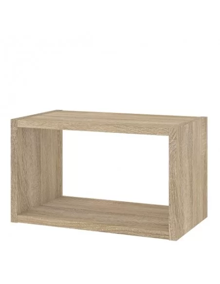 FTG Roomers Wall Shelf Unit-Oak Furniture To Go