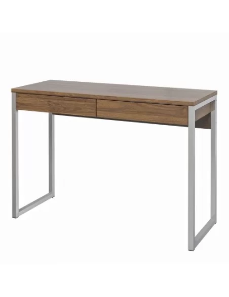 FTG Function Plus Desk 2 Drawers-Walnut Furniture To Go