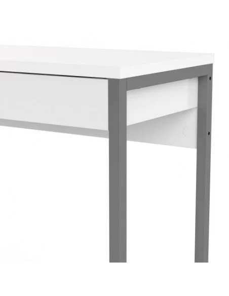 FTG Function Plus Desk 2 Drawers-White High Gloss Furniture To Go