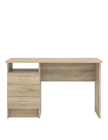 FTG Function Plus Desk 3 Drawers-Oak Furniture To Go