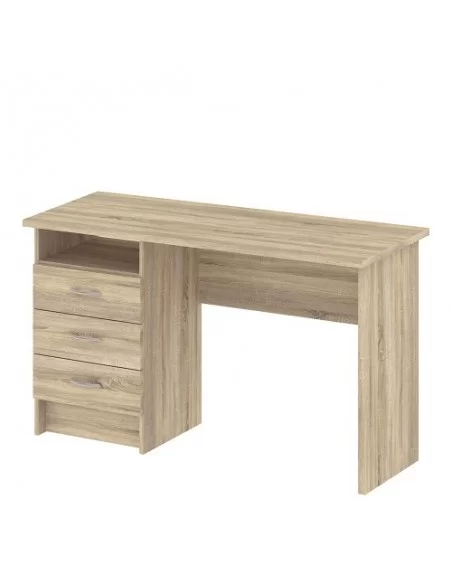 FTG Function Plus Desk 3 Drawers-Oak Furniture To Go