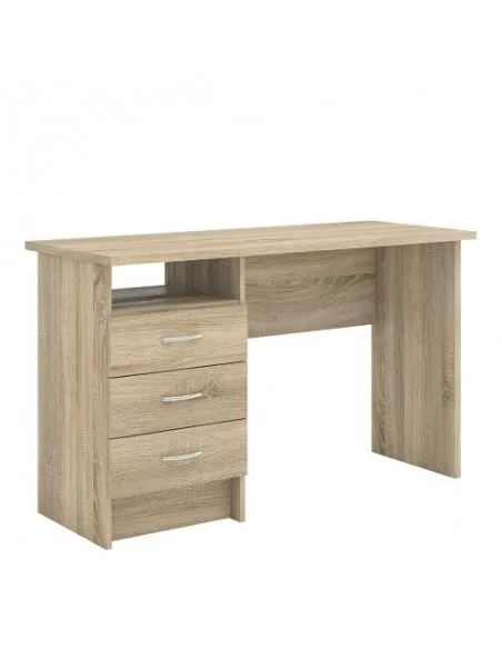 FTG Function Plus Desk 3 Drawers-Oak Furniture To Go