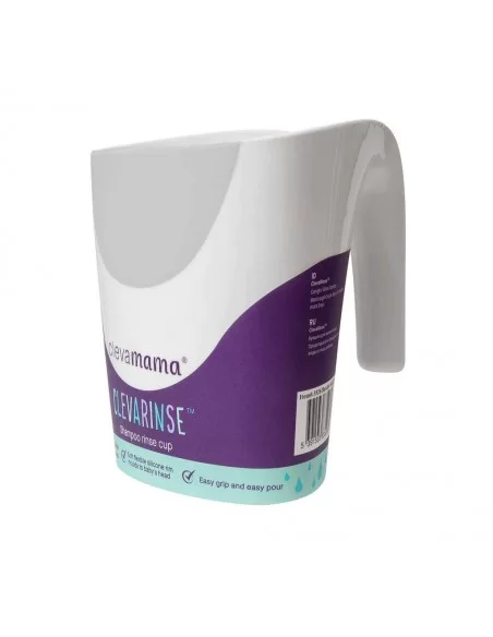 Clevamama Rinse Shampoo Cup-Grey Clevamama