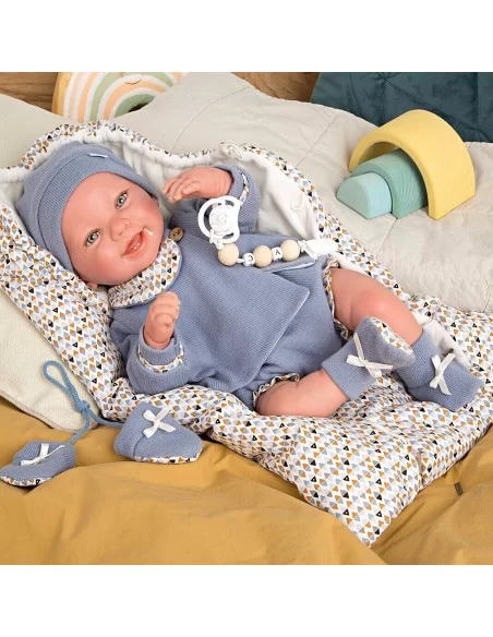 Arias Toys Daniel Reborn Baby Doll with Sleeping Bag Arias Toys