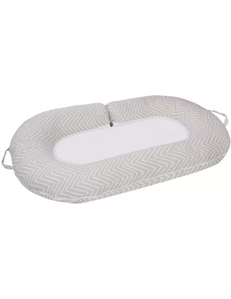 Clevamama Pods & Maternity Pillows Mum2Me Pillow & Pod-Grey/Yellow Stripes Clevamama