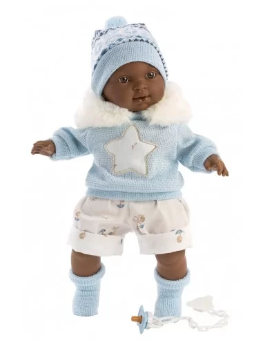 Llorens Dolls Sirham Baby Doll 38cm-Blue