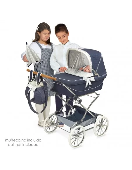 Decuevas Toys Reborn Pram XL Vintage Collection-Grey Decuevas Toys