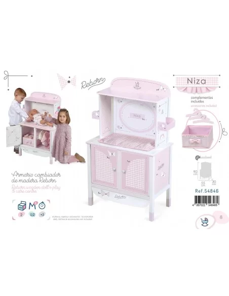 Decuevas Toys Wooden Doll's Play-Pink Decuevas Toys