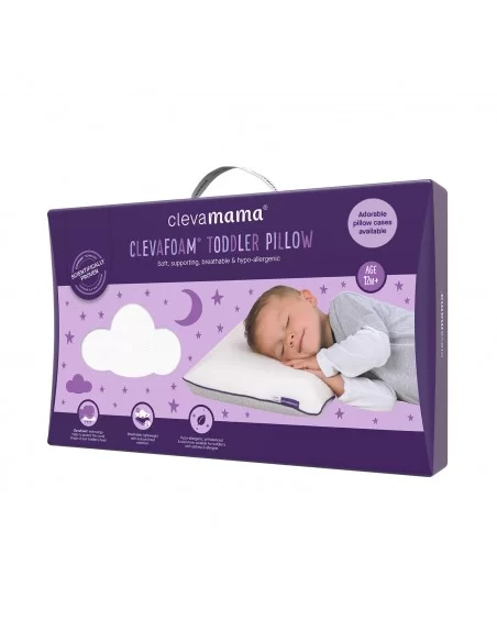 Clevamama Clevafoam Toddler Pillow-White Clevamama