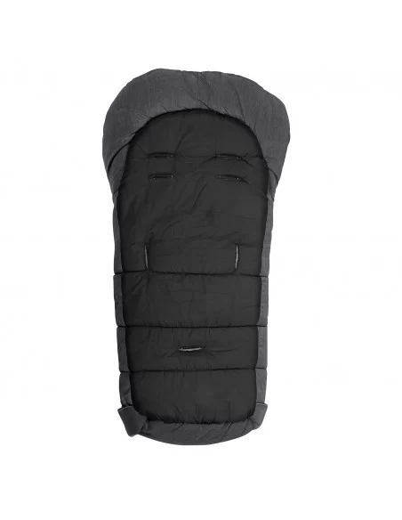 Clevamama Universal Footmuff for Pushchair, Pram, Stroller and Buggy, Thermo Fleece and Waterproof-Grey Clevamama