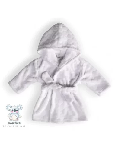 Cliar de Lune Komfies Marshmallow Baby Small Dressing Gown-White