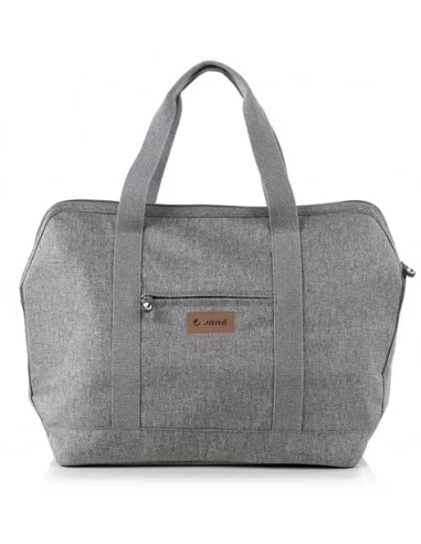 Jane Weekend Bag With Changing Mat and Wash Bag-Dim Grey