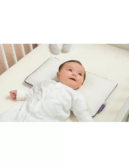 ClevaMama ClevaFoam Baby Pillow Breathable for 0 - 12 months-White Clevamama