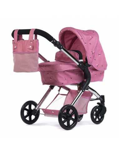 Roma Darcie Single Dolls Pram-Pink Roma Darcie Single Dolls Pram-Pink