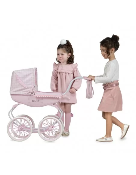 Decuevas Toys Vintage Doll Pram Niza Collection-Pink Decuevas Toys