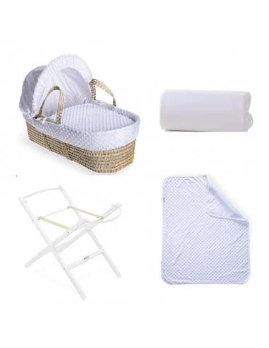 Clair de Lune Dimple Palm Bundle-White