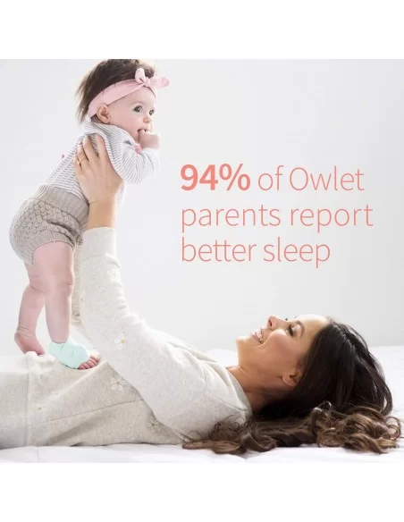 Owlet Smart Sock 3 Baby Monitor Mint With Sleepy Sage Accessory Sock Set Owlet