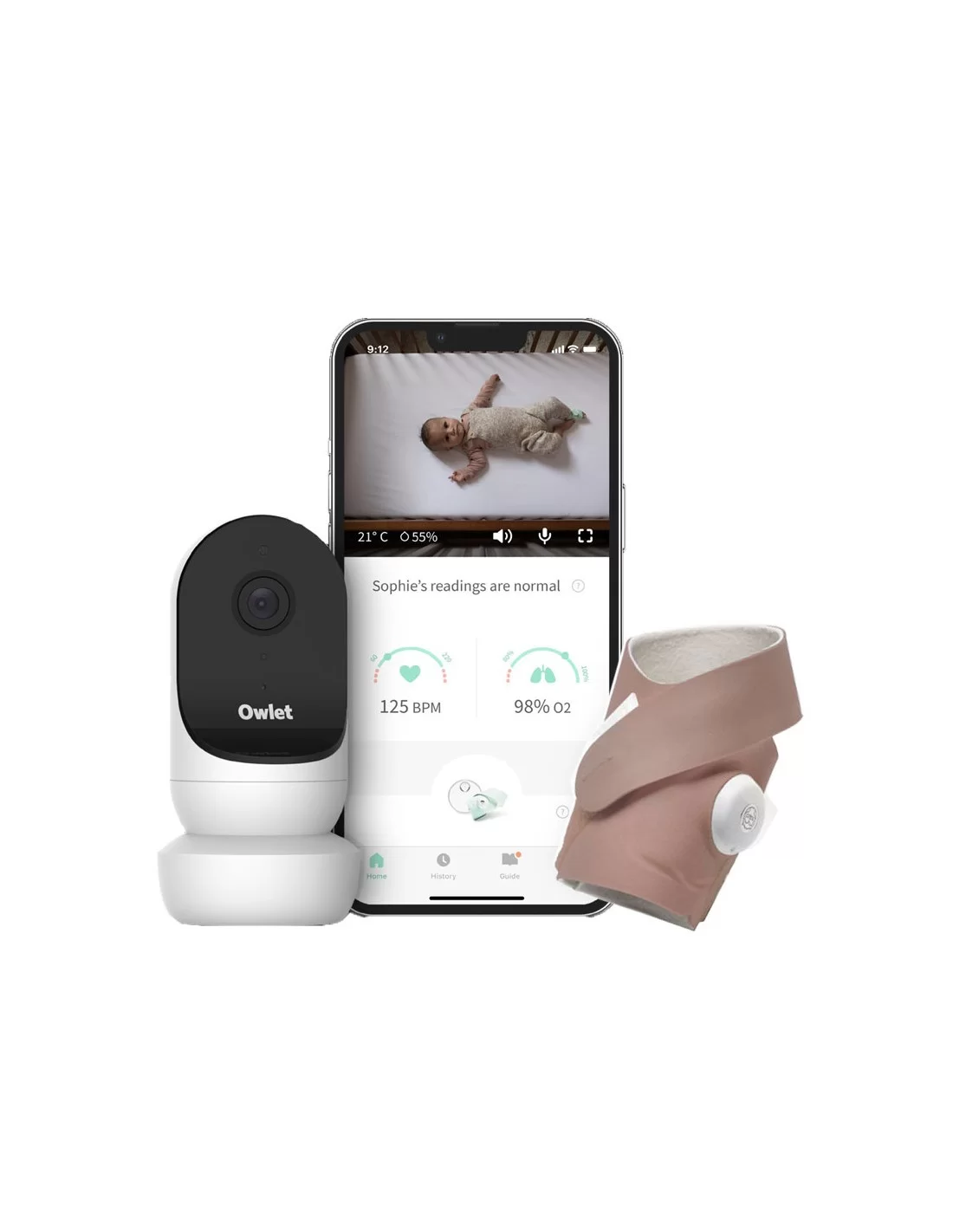Owlet Monitor Duo Smart Sock 3 + Cam 2
