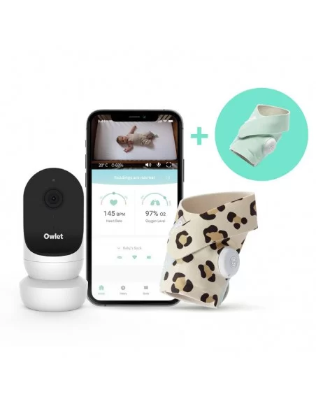 Owlet Monitor Duo Bundle Smart Sock 3 + Cam 2-Wild Child Owlet