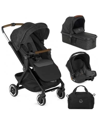Jane Newel Micro Pro Koos iSize R1 Travel System-Cold Black