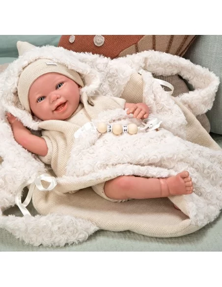 Arias toys Diego Reborn Doll 45cm-White Arias Toys