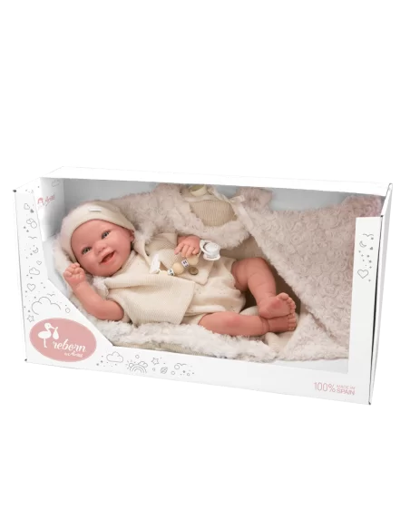 Arias toys Diego Reborn Doll 45cm-White Arias Toys