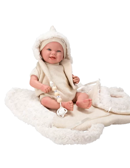 Arias toys Diego Reborn Doll 45cm-White Arias Toys