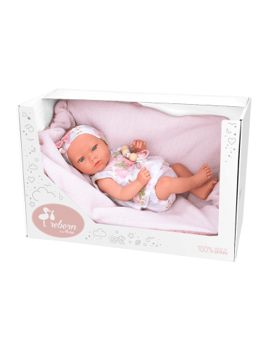 Arias 38cm Reborn Doll Inna with Blanket