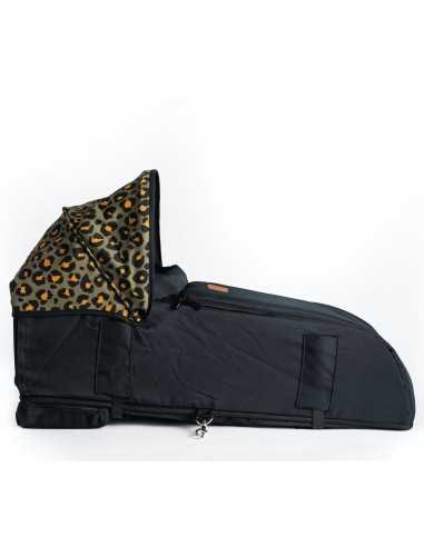 Roma Gemini 2 Carry Cot-Khaki Leopard