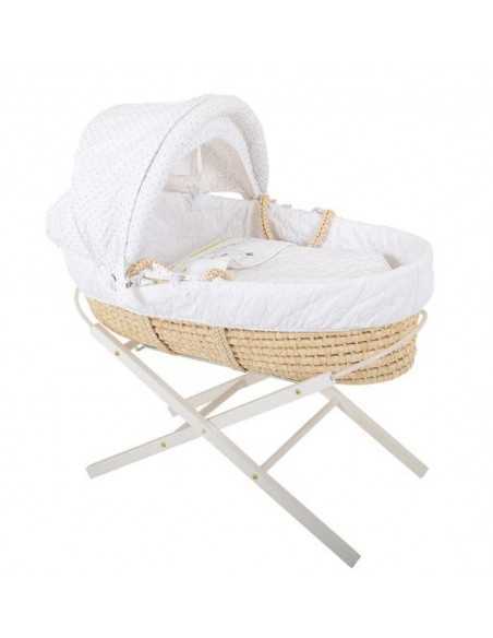 East Coast Moses Basket Folding Stand-White East Coast