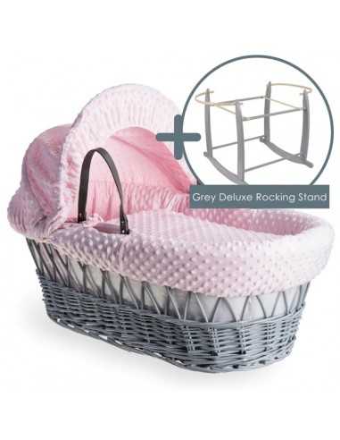 Clair de Lune Dimple Grey Wicker...
